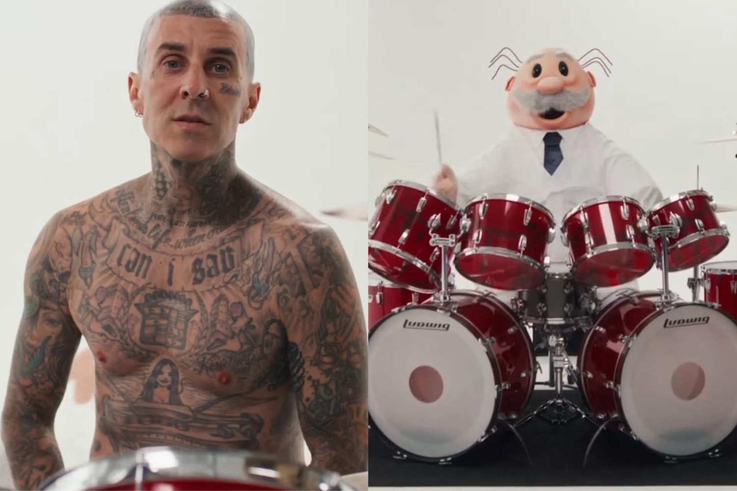 El baterista de Blink-182 y fundador de Barker Wellness anuncia alianza con Farmacias Similares