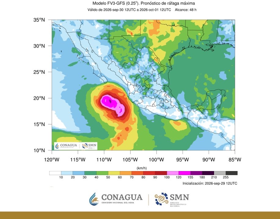 Frente frío impactará a Coahuila a partir de este miércoles con lluvias y descenso térmico