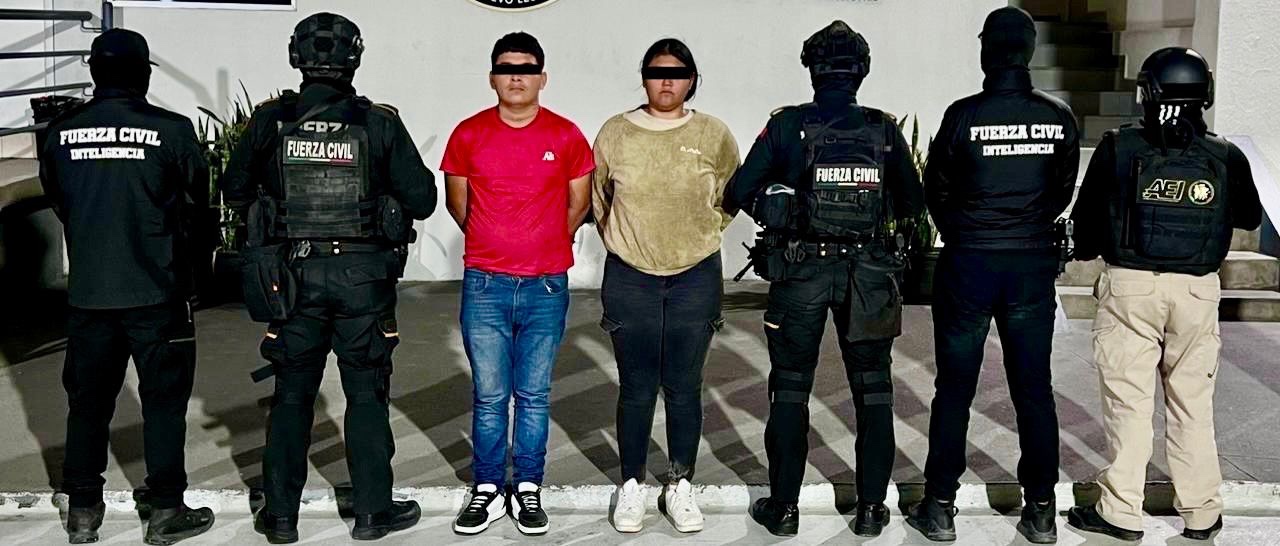 Arrestan a Pareja con Sustancias Ilícitas en El Carmen, N.L.