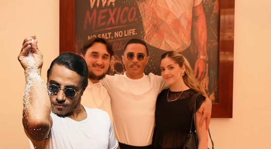 Mientras Sheinbaum promueve la austeridad, hijo de AMLO es visto en restaurante de Salt Bae